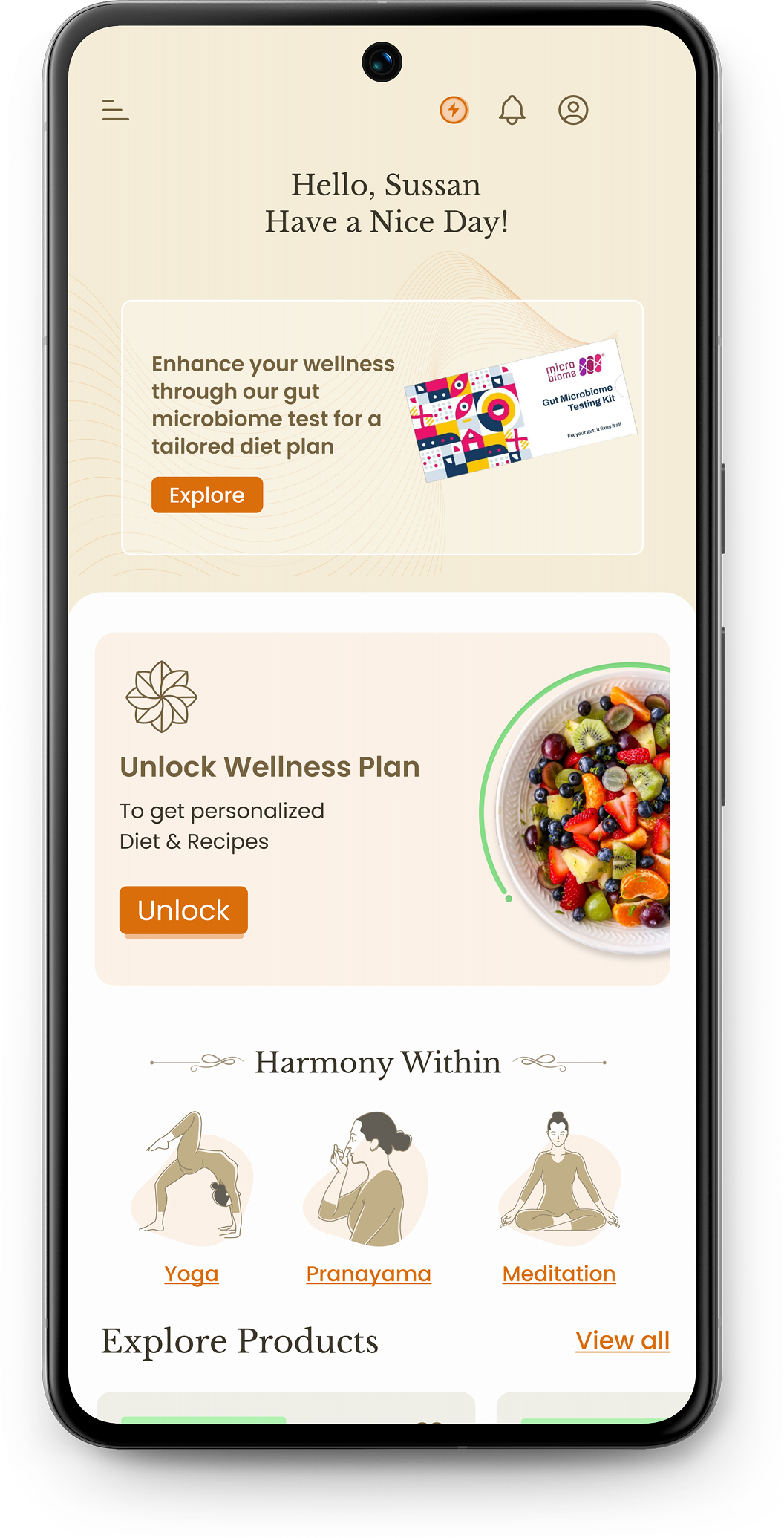 AI Well App Interface Overview